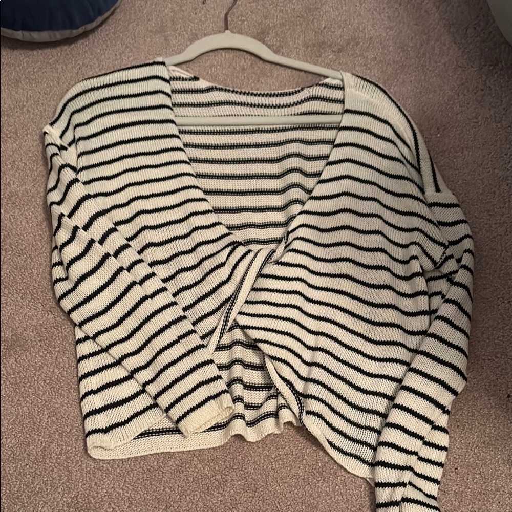 stripped sweater